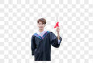 大学生拿毕业证书图片