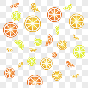清新夏日柠檬片图片