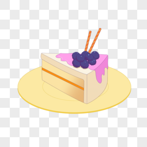 蓝莓果脆卷果酱橙子夹心蛋糕图片