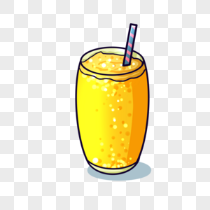 一杯橙汁饮料图片