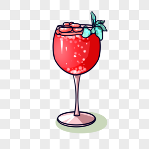 一杯好喝的草莓饮料图片