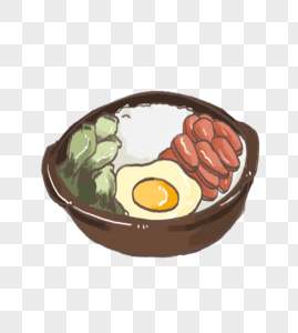 卡通煲仔饭高清图片煲仔饭卡通字体设计高清图片盖浇饭手写毛笔字高清