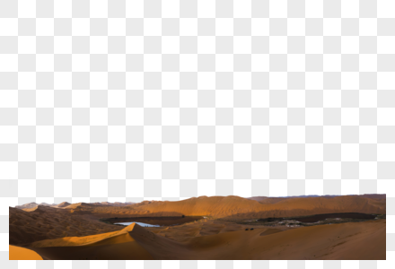 巴丹吉林沙漠全景图片