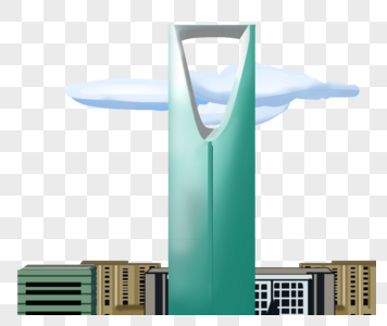 迪拜地标建筑国王大厦高清图片