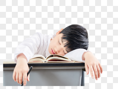 睡觉学生图片