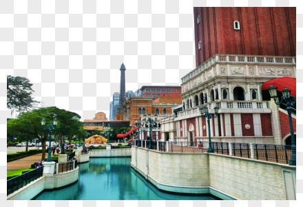 澳门威尼斯人度假酒店风情建筑仿威尼斯水城旅游高清图片
