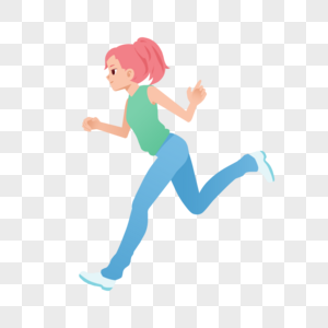 奔跑的少女图片