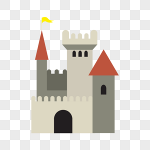 手绘城堡图片