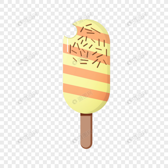夏季手绘雪糕冰淇淋甜食甜品冰糕图片