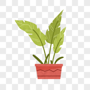 手绘植物手绘花草元素高清图片