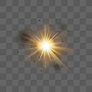 矢量金色爆炸元素图片