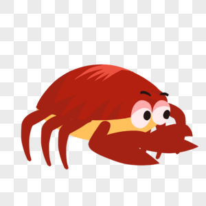 害羞的螃蟹图片