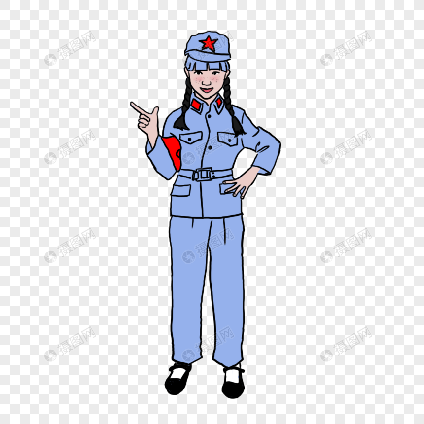 小八路手比枪