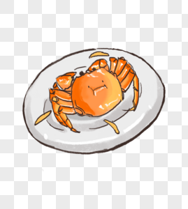 螃蟹大闸蟹美味图片