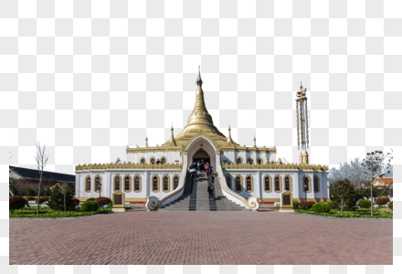 缅甸佛殿图片