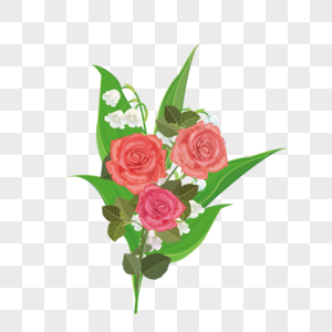 手绘花朵植物玫瑰图片