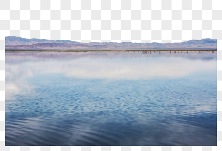 天空之镜-茶卡盐湖图片