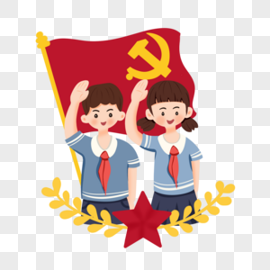 七一建党节,永远跟着党走图片