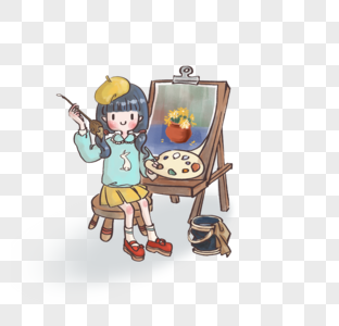 高清图片暑期培训艺术生美术生免抠素材高清图片图标美