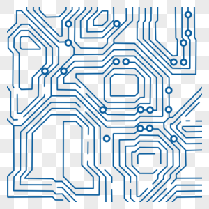 线路板科技线条图片