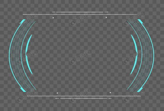 科技感边框图片
