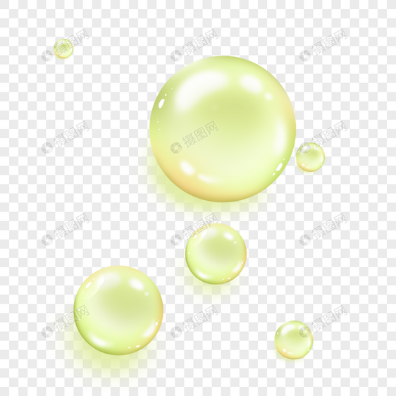 绿色气泡图片