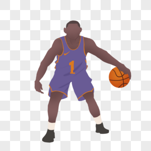 篮球培训班插画素材图片