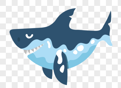 鲨鱼蓝色鲨鱼高清图片