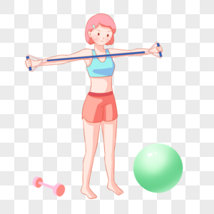 拉力器图片素材