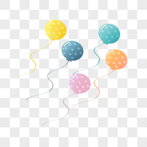 漂浮气球素材图片