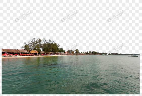 柬埔寨西哈努克港-静谧海海滩图片