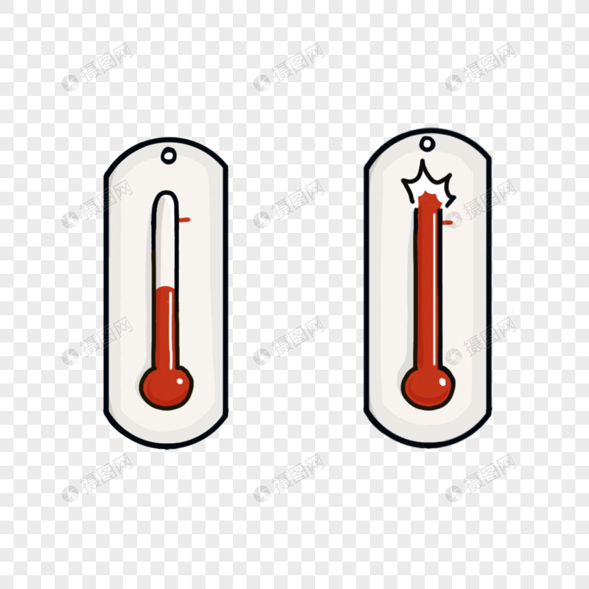 温度计高温爆表图片