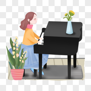 钢琴培训班学习钢琴钢琴课高清图片