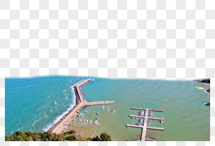 意大利西西里岛切法卢码头图片