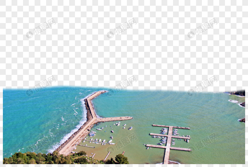 意大利西西里岛切法卢码头图片