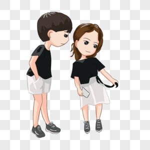 情侣装卡通小象图片