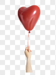 心形气球图片