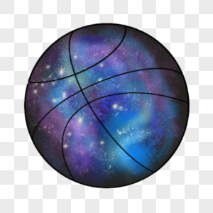 星空篮球图片