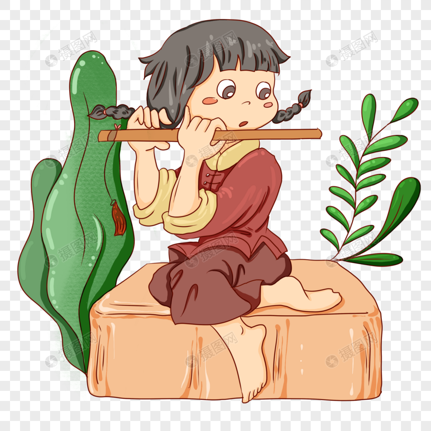 吹笛少女