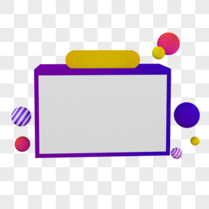 紫色方形边框图片