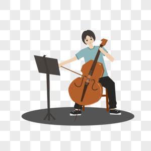 暑假音乐培训班拉提琴男孩图片