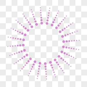 对称辐射圆点几何光效高清图片