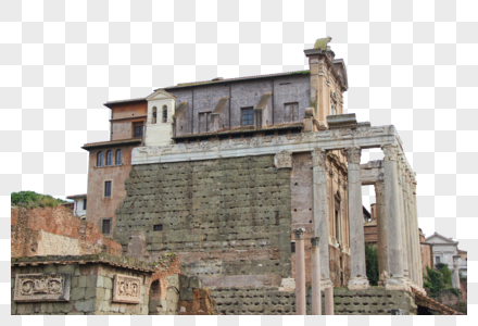 古罗马遗址景区教堂图片