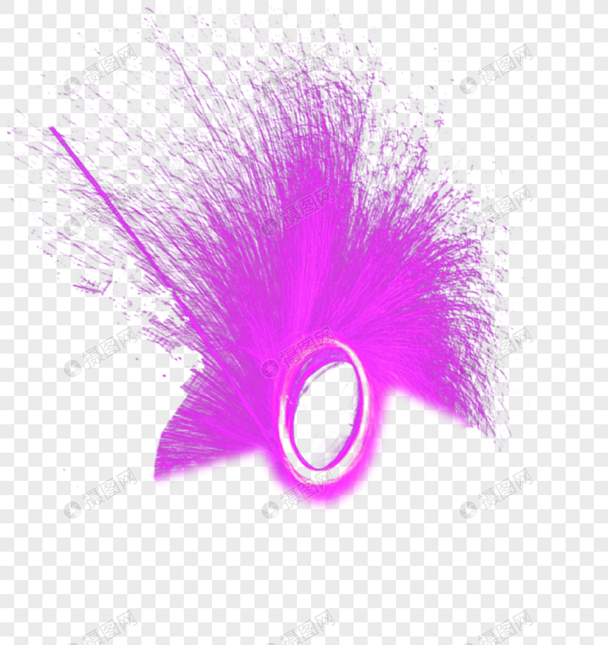 紫色旋转火花效果图片