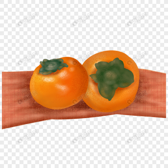 新鲜营养水果秋后柿子图片