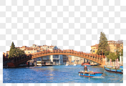 威尼斯学院桥高清图片