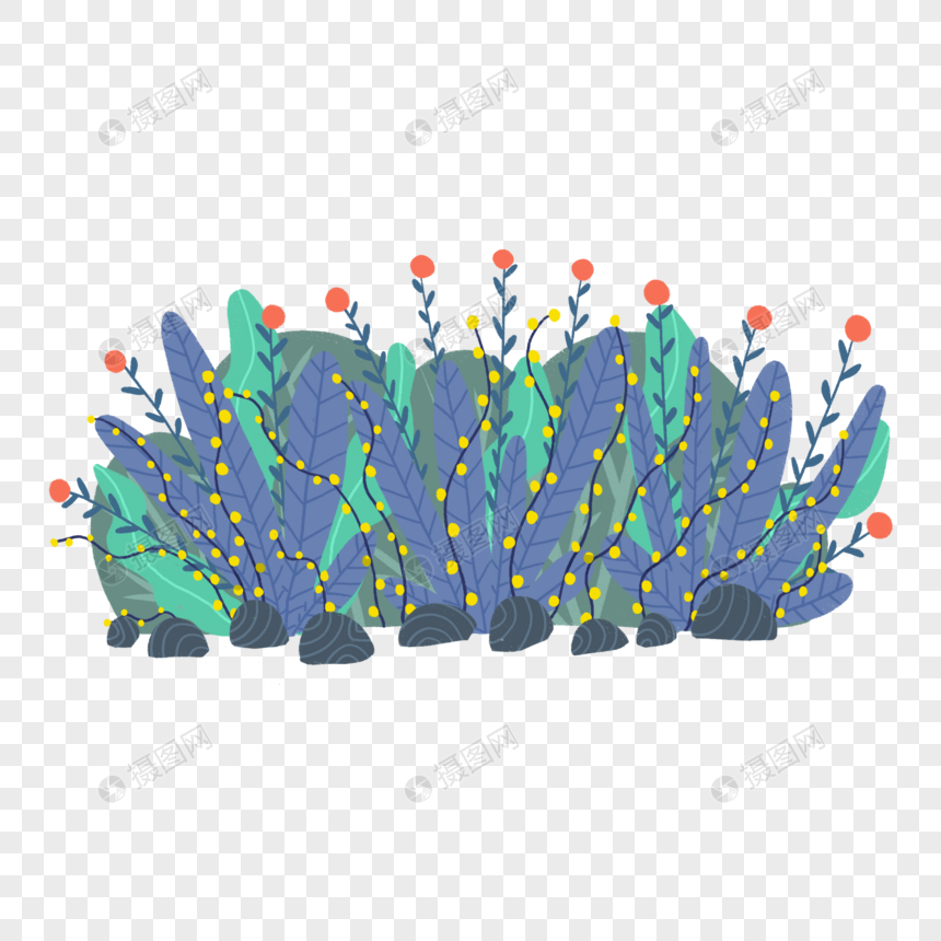 花草植物结合素材图片