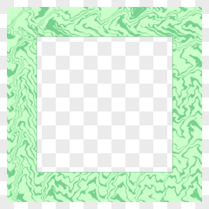 绿色水波纹边框图片
