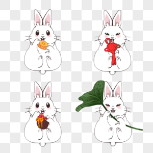 中秋可爱兔子图片