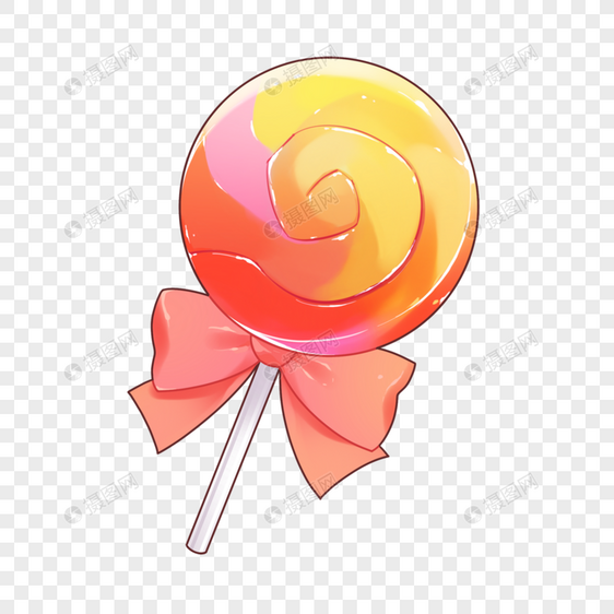 美味彩虹棒棒糖图标图片